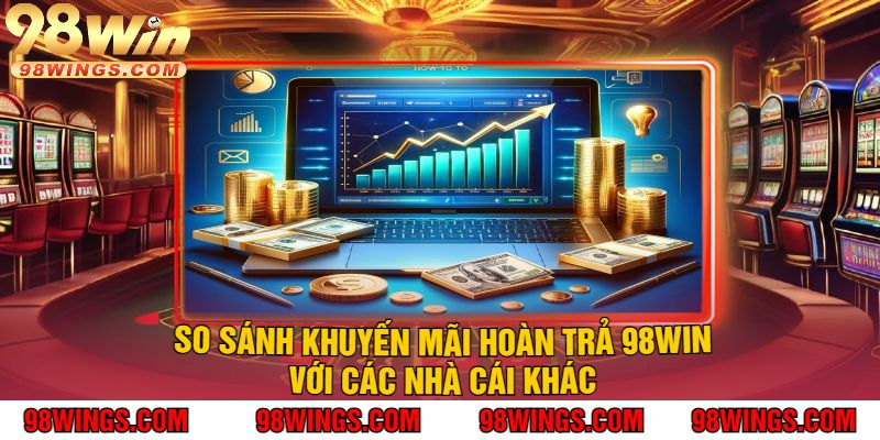 So sánh khuyến mãi hoàn trả 98WIN với các nhà cái khác