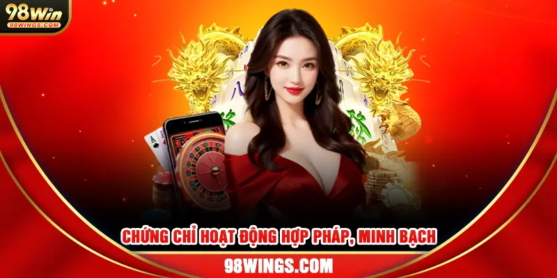 Chứng chỉ hoạt động hợp pháp, minh bạch